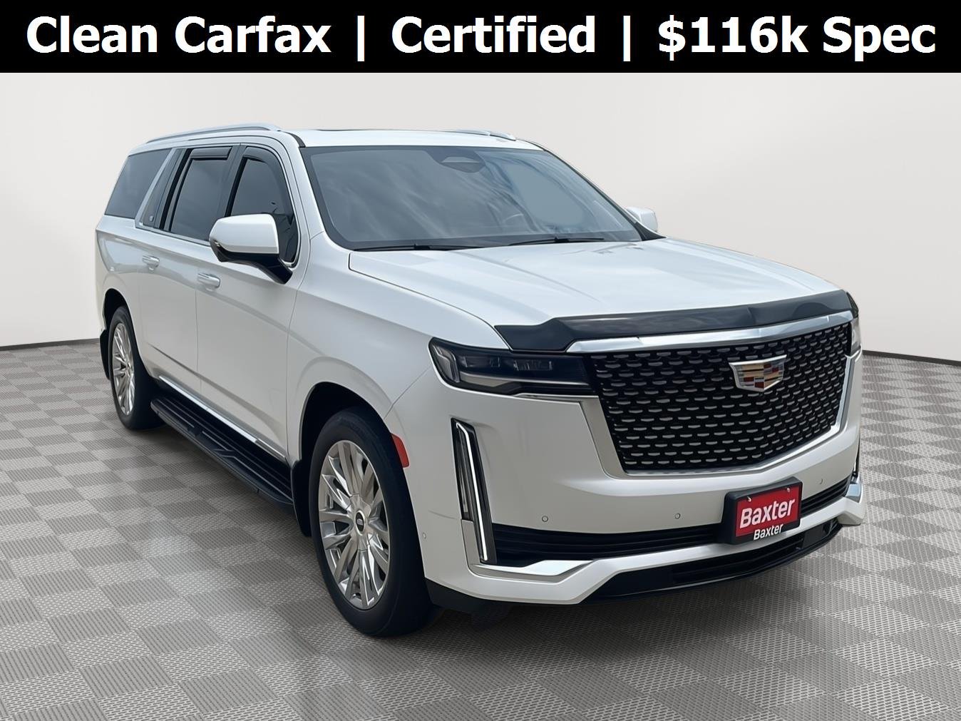 Used 2024 Crystal White Tricoat Cadillac 4WD Premium Luxury image 1