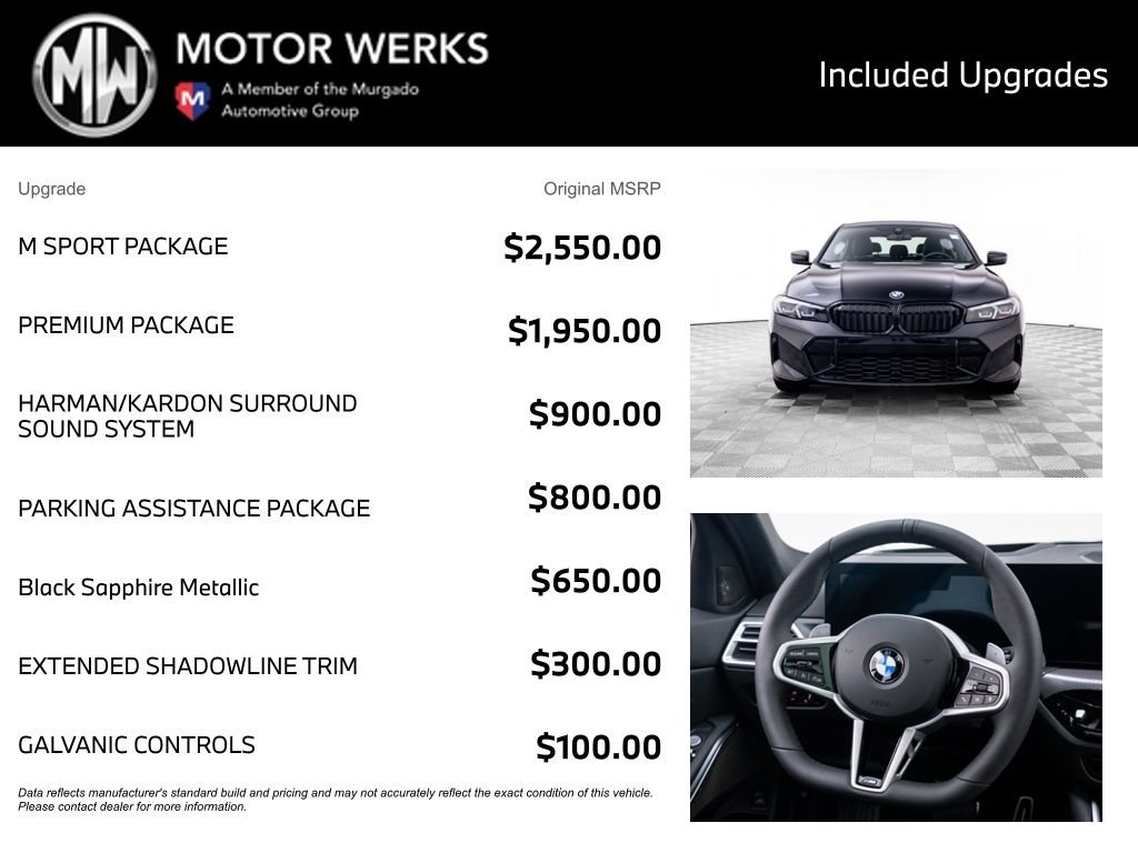 New 2026 Black Sapphire Metallic BMW 330i xDrive image 4
