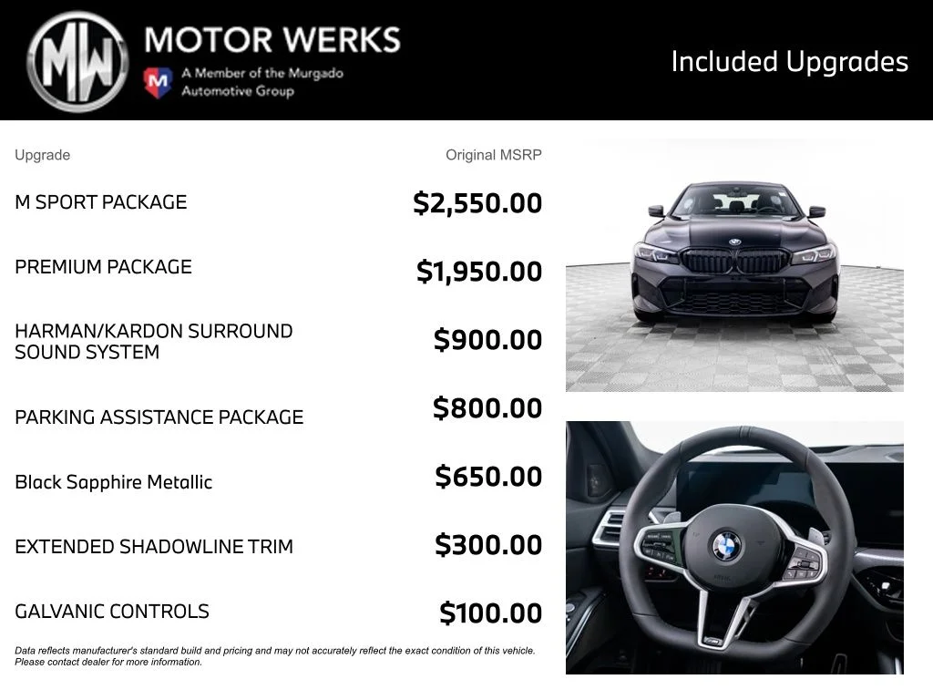 New 2026 Black BMW 330i xDrive image 4
