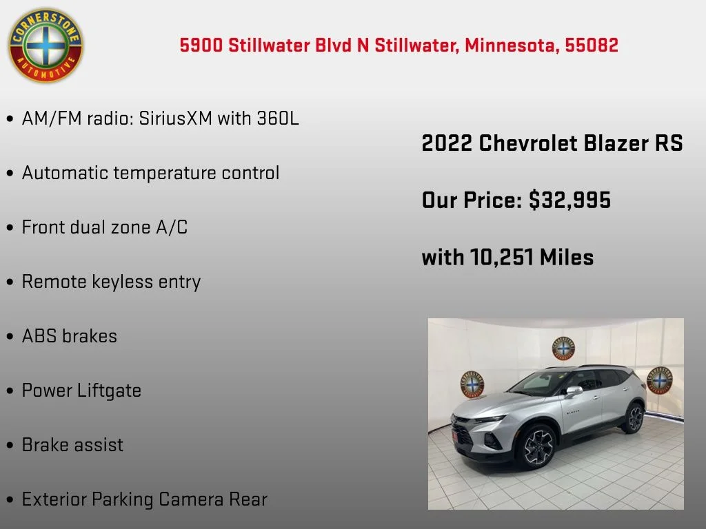 Used 2022 Silver Chevrolet RS image 10