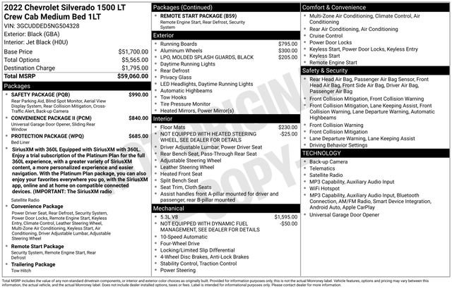 Used 2022 Black Chevrolet LT image 3
