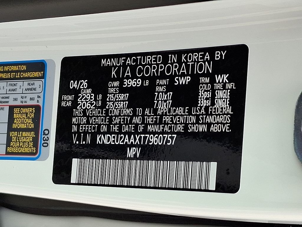 New 2026 White Kia S image 10