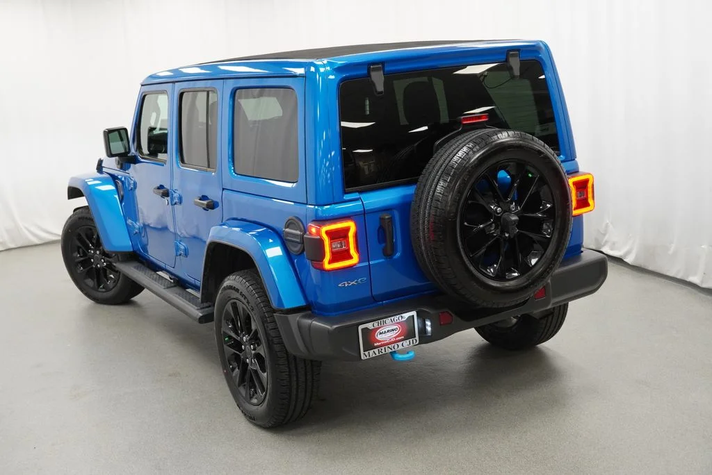 Used 2024 Blue Jeep Sahara 4xe image 14