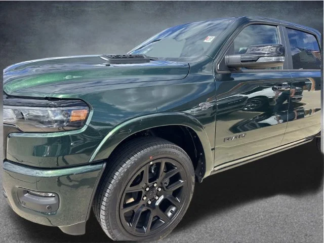 New 2027 Serrano-Green Metallic Exterior Paint RAM Laramie image 9