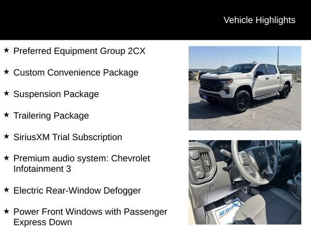 Certified Used 2026 White Chevrolet Custom Trail Boss image 8