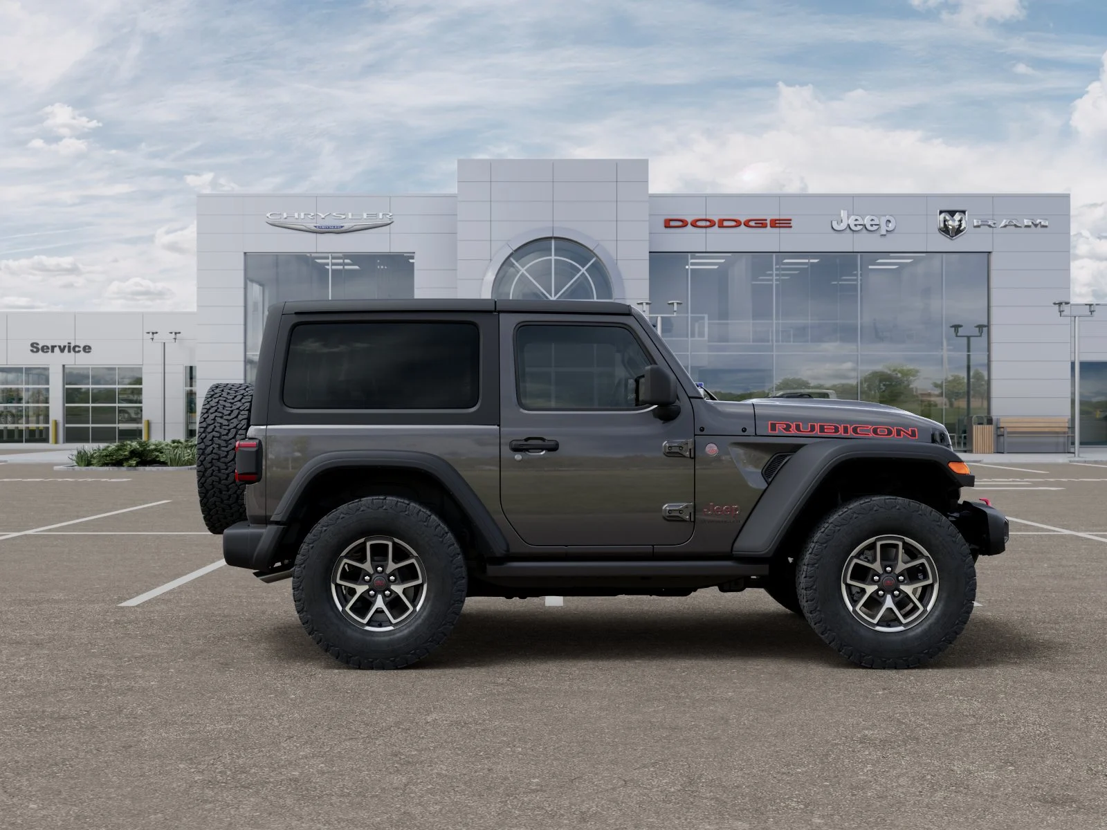 New 2026 Granite Crystal Metallic Clear-Coat Exterior Paint Jeep Rubicon image 30