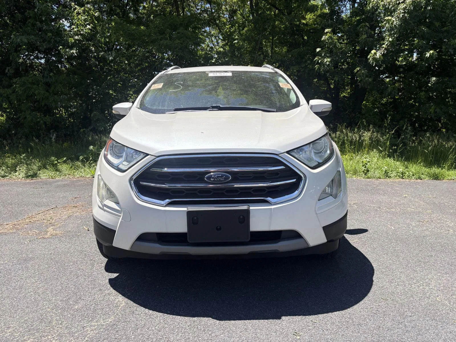 Used 2018 White Platinum Metallic Tri-Coat Ford Titanium image 1