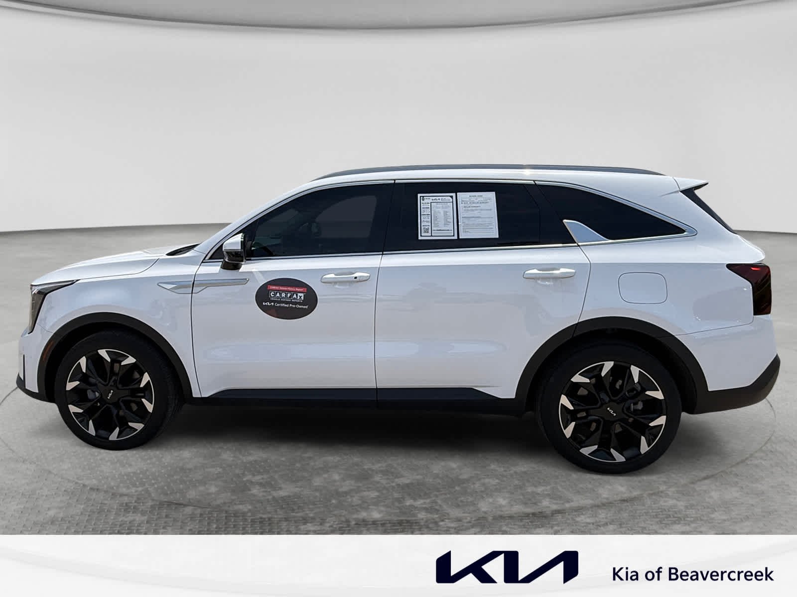 Used 2024 Glacial White Pearl Kia EX image 8