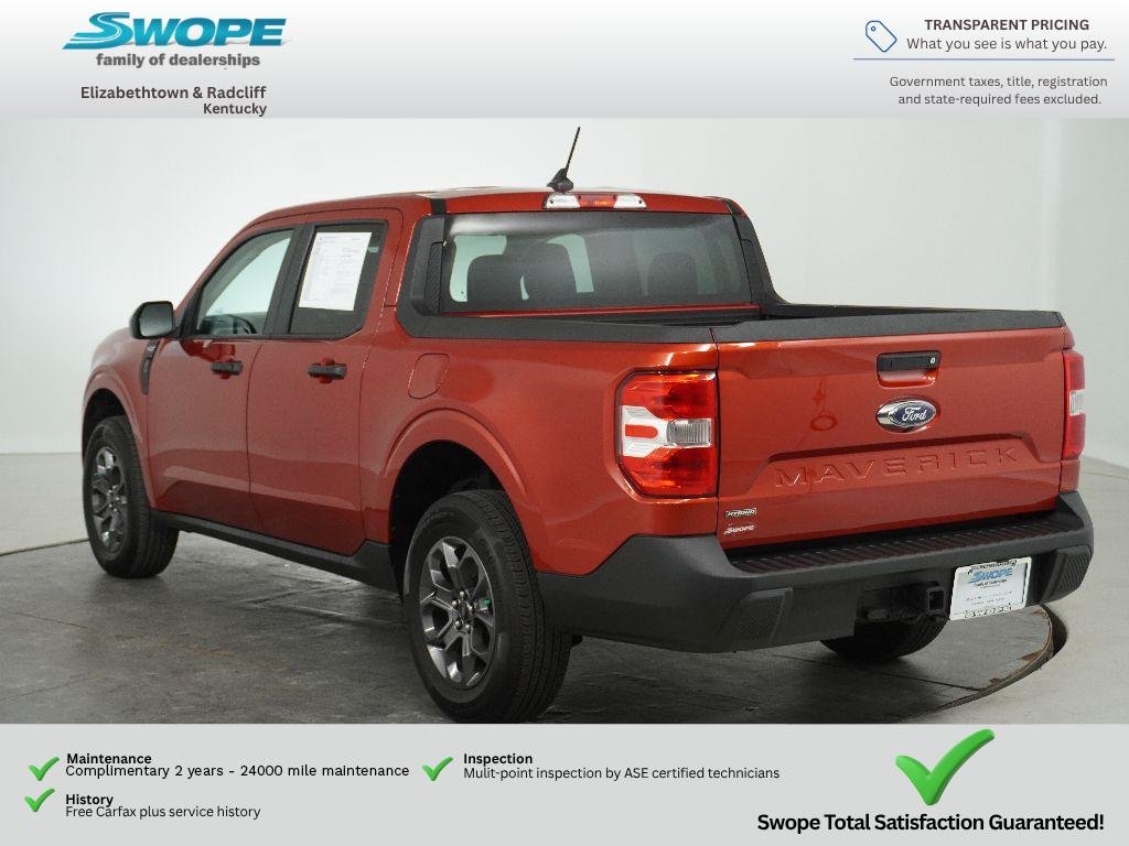 Used 2024 Hot Pepper Red Metallic Tinted Clearcoat Ford XLT image 7