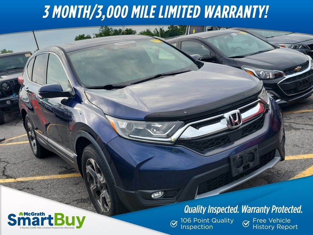 Used 2017 Blue Honda EX image 1