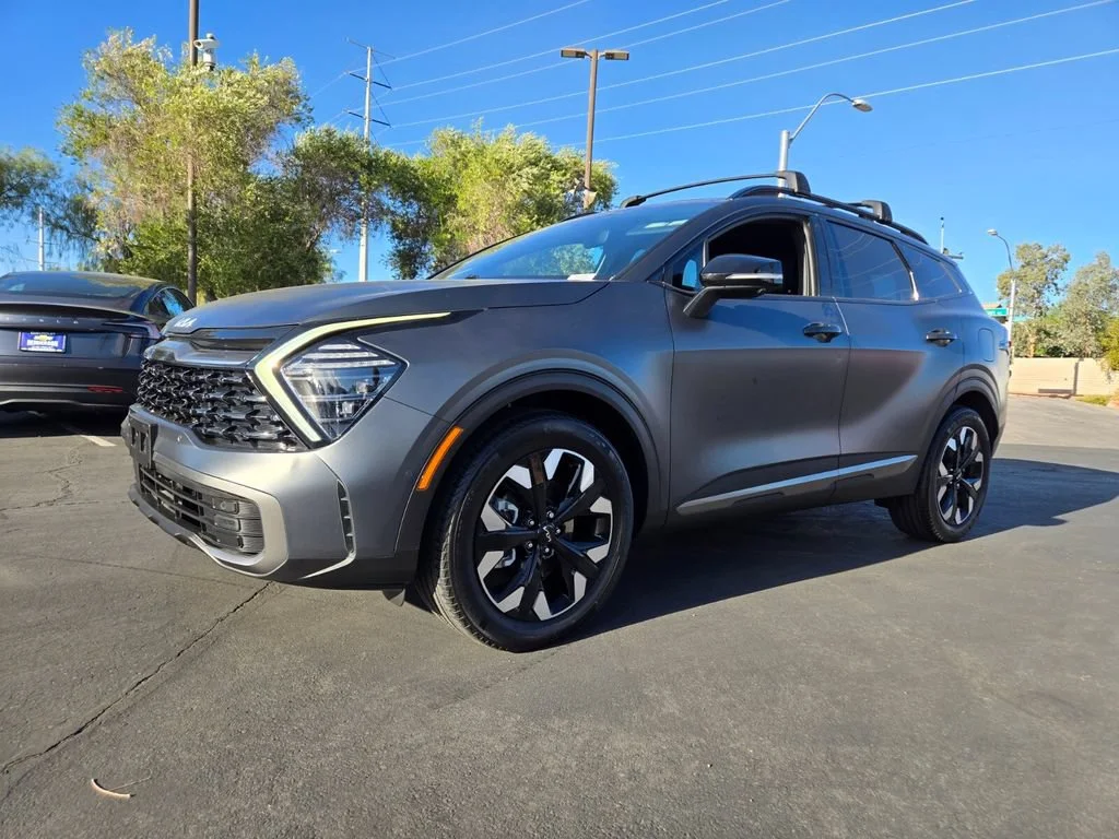 Used 2023 Shadow Matte Gray Kia X-Line Prestige image 2
