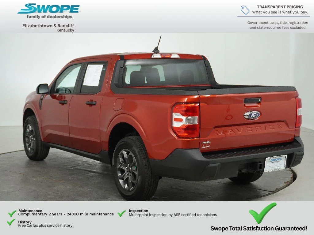 Used 2024 Hot Pepper Red Metallic Tinted Clearcoat Ford XLT image 7