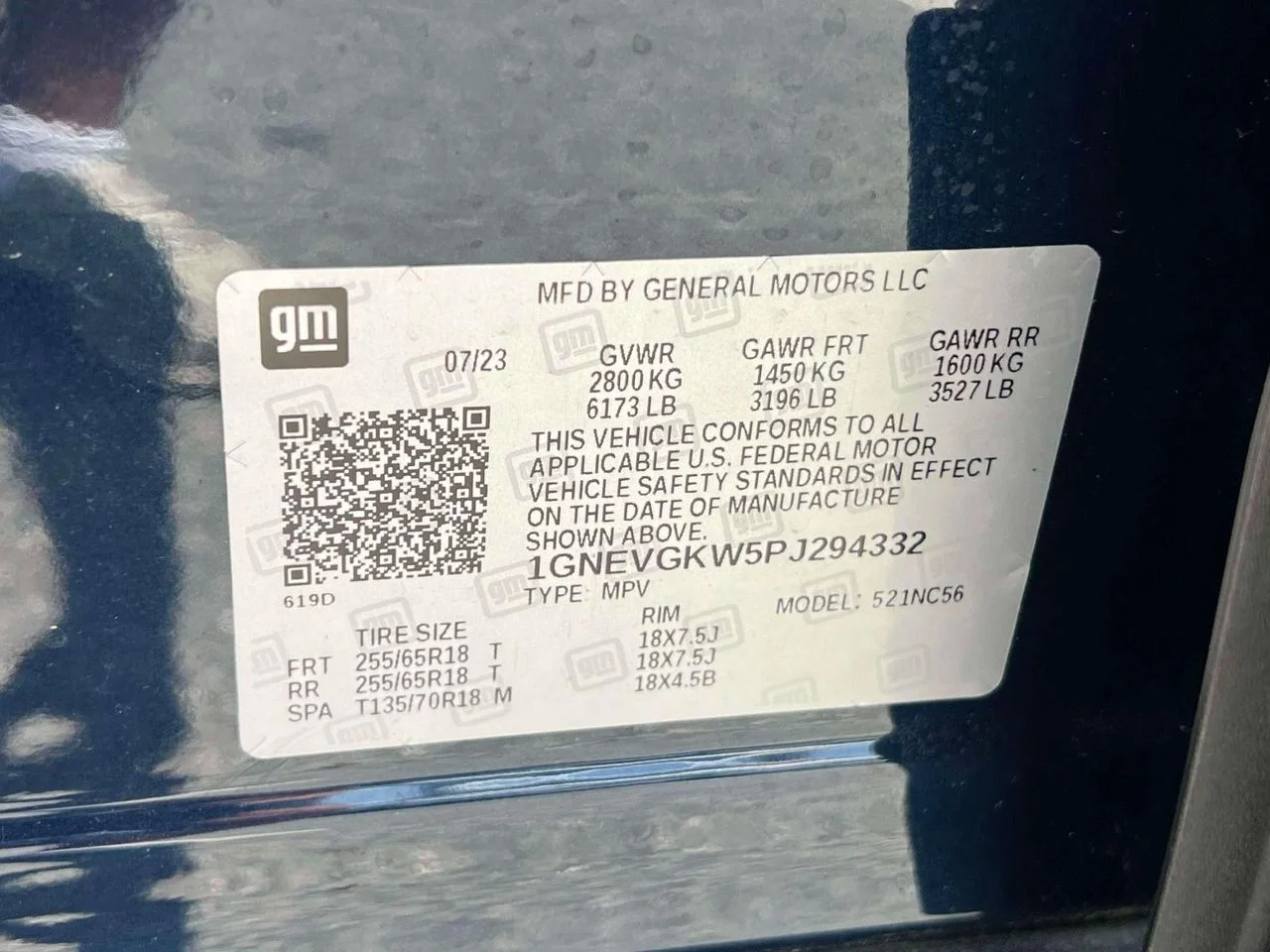 Used 2023 Northsky Blue Metallic Chevrolet AWD LT Cloth image 22