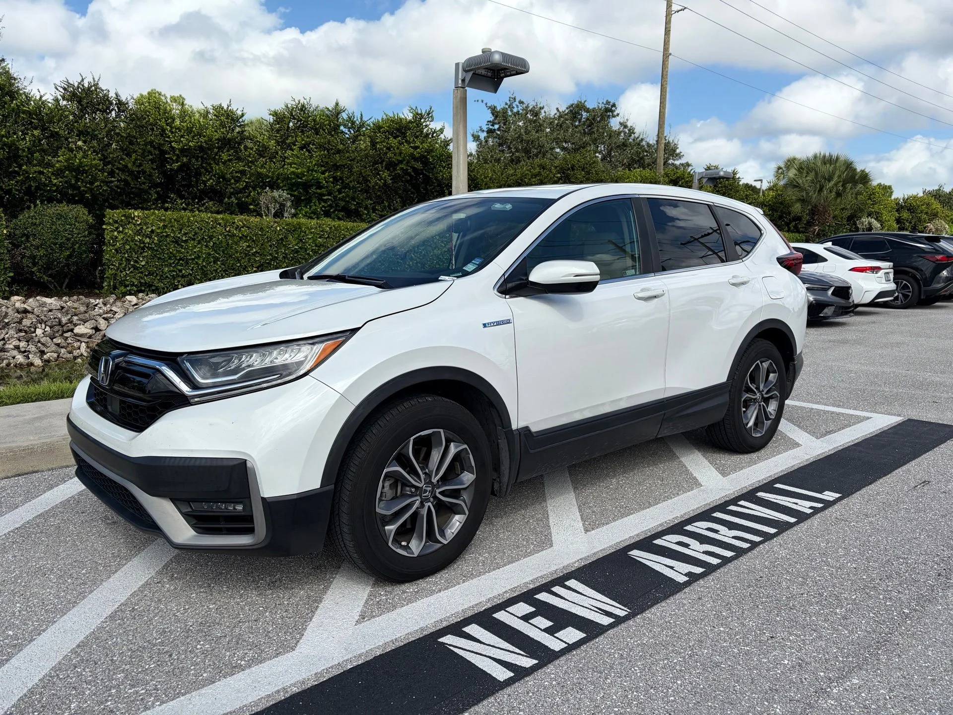 Used 2022 Platinum White Pearl Honda EX-L image 1
