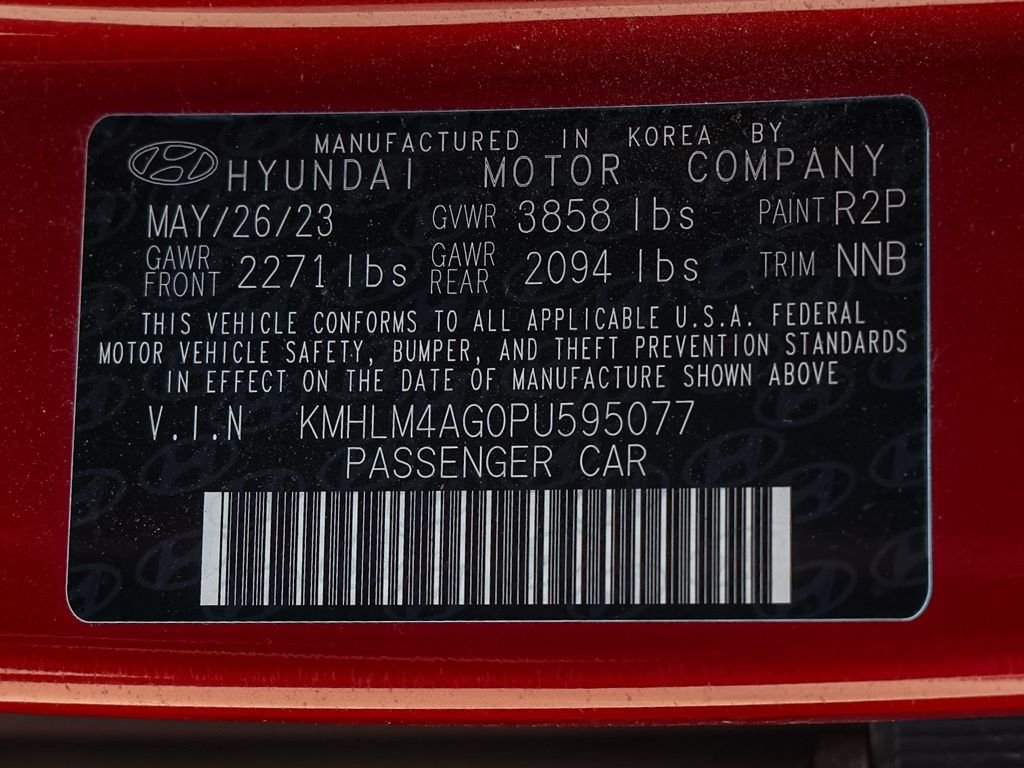 Used 2023 Red Hyundai SEL image 31