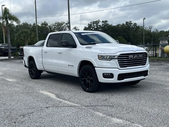New 2026 Bright White Clear-Coat Exterior Paint RAM Laramie image 2