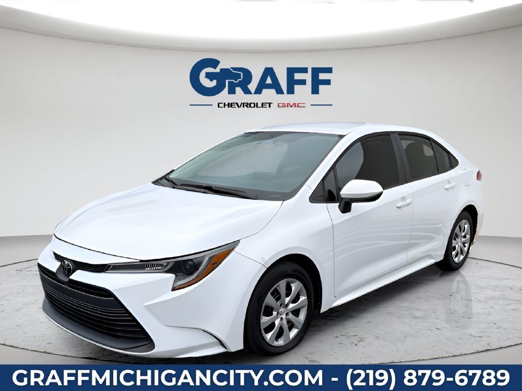 Used 2024 White Toyota LE image 1