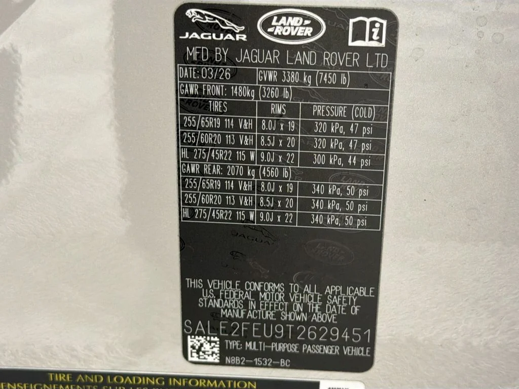 New 2026 Borasco Grey Land Rover X-Dynamic SE image 34