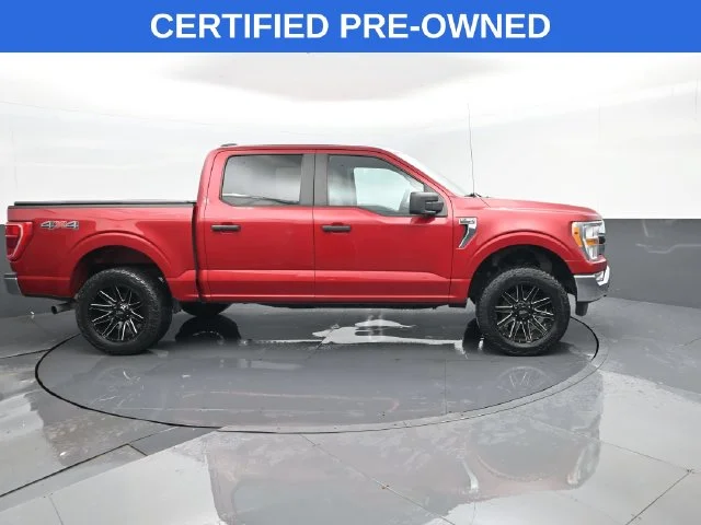 Certified Used 2021 Red Metallic Ford XLT image 4