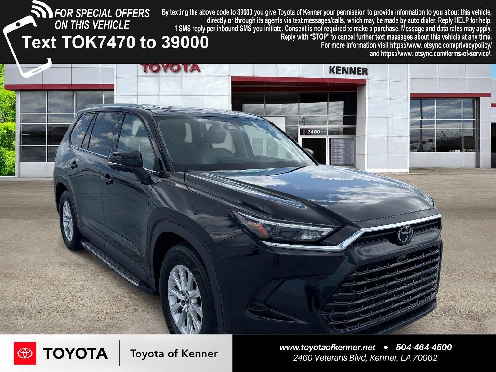 Used 2025 Midnight Black Metallic Toyota XLE image 1