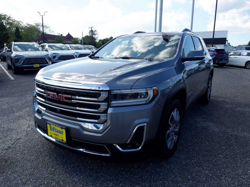 Certified Used 2021 SATIN STEEL METALLIC GMC SLT image 1