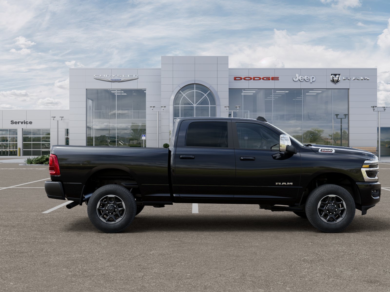 New 2026 Diamond Black Crystal Pearl-Coat Exterior Paint RAM Laramie image 21