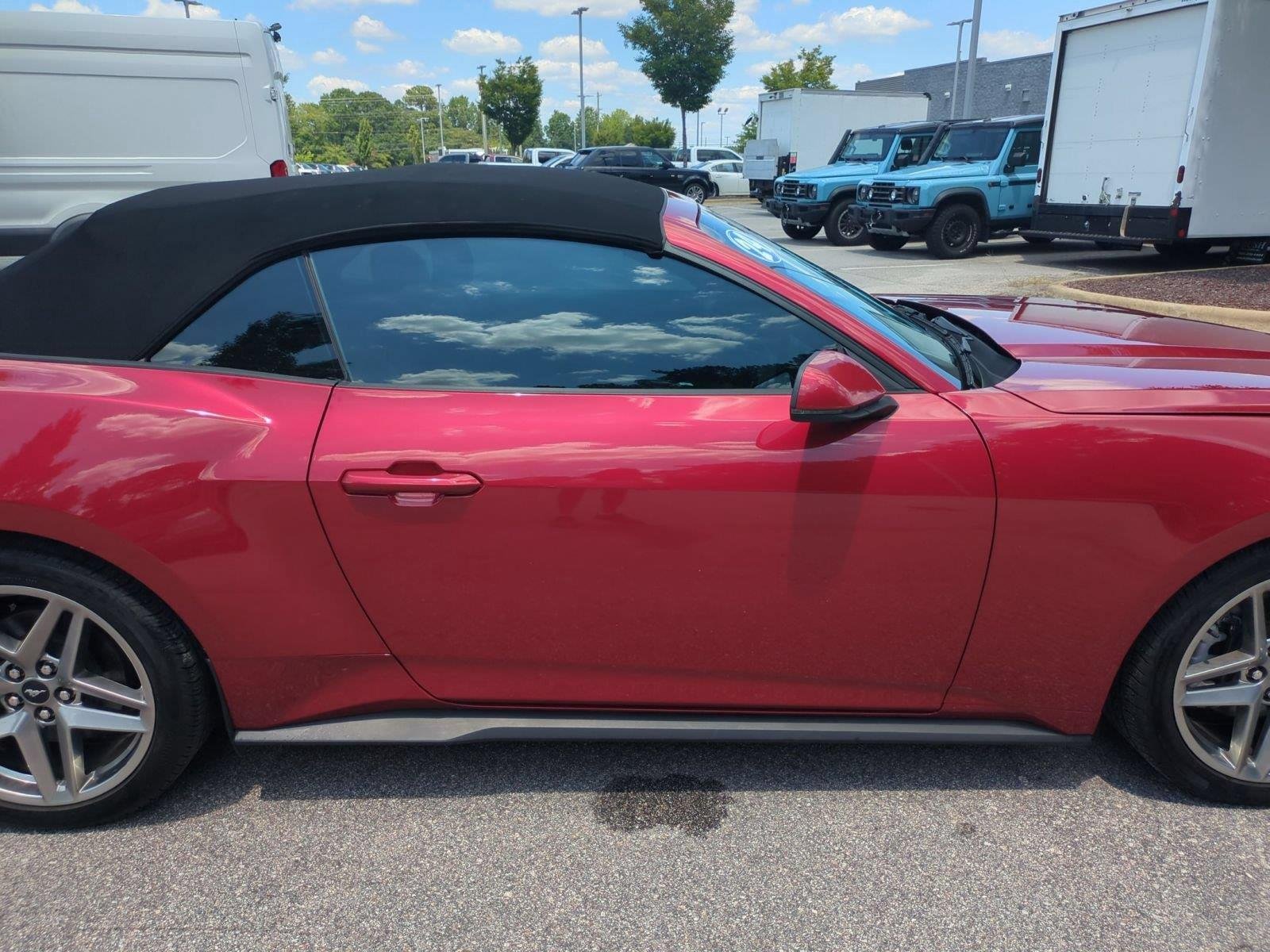 Used 2024 Rapid Red Metallic Tinted Clearcoat Ford EcoBoost Premium image 33