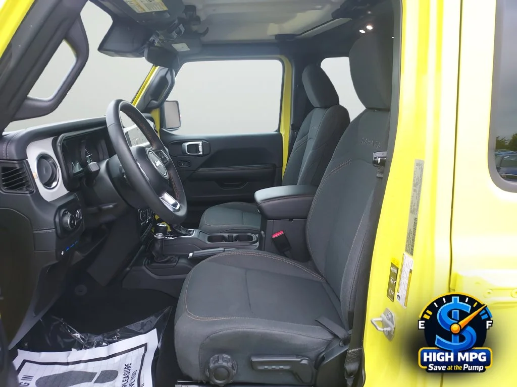 Used 2024 Yellow Jeep Sahara 4xe image 30