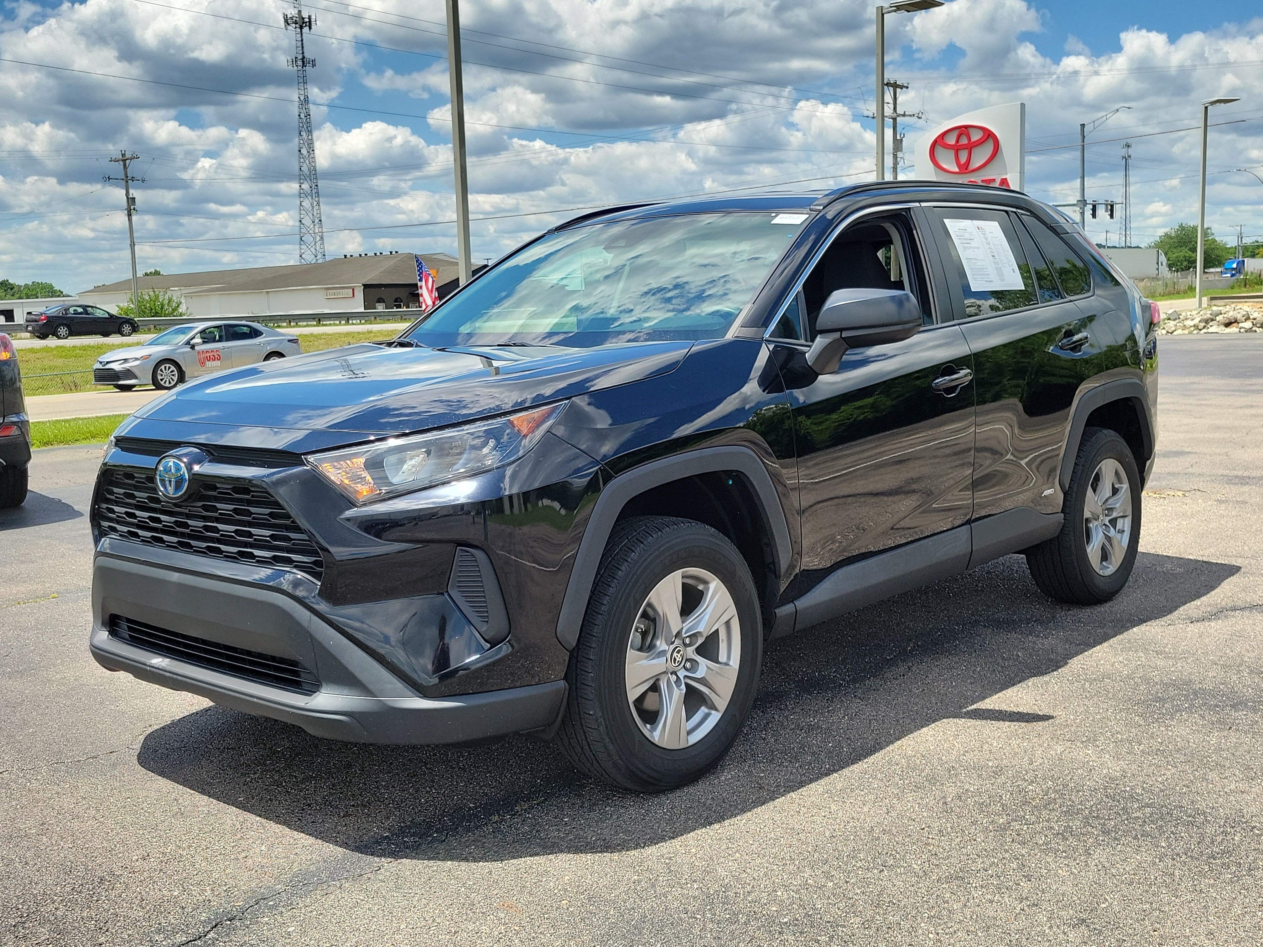 Certified Used 2022 Midnight Black Metallic Toyota LE image 32