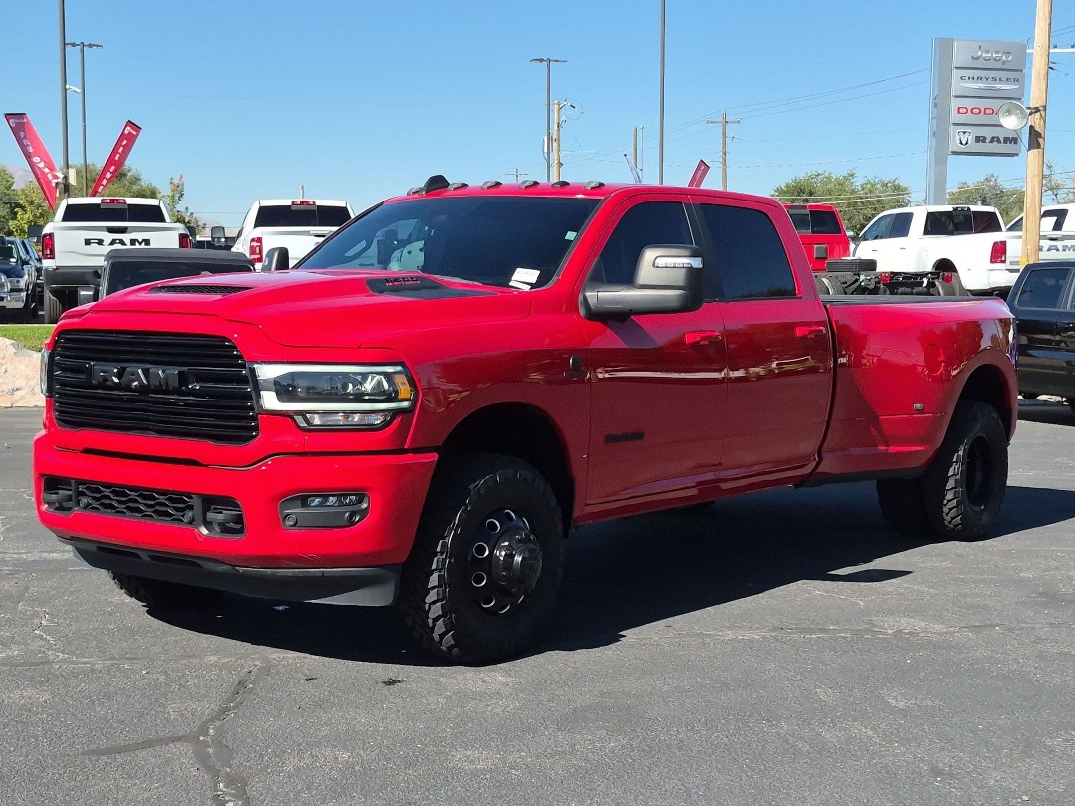 Certified Used 2024 Flame Red Clearcoat Ram Laramie image 9
