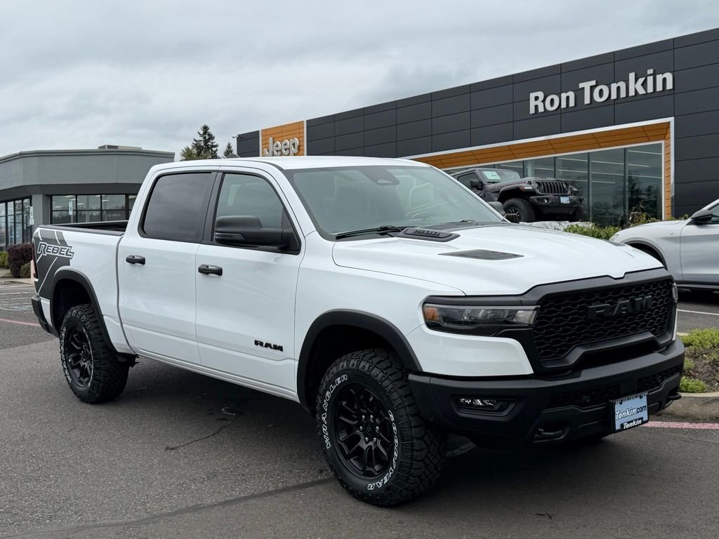 New 2026 Bright White Clear-Coat Exterior Paint RAM Rebel image 2