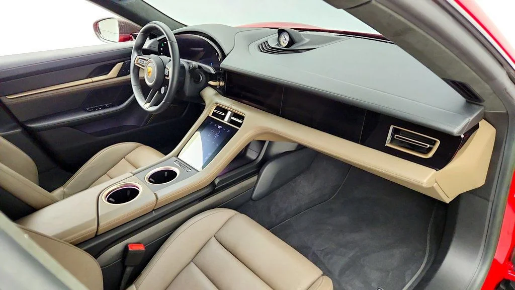 Used 2022 Carmine Red Porsche Turbo S AWD w/ Carbon Sportdesign Pkg, Burmester & Premium Pkg image 26