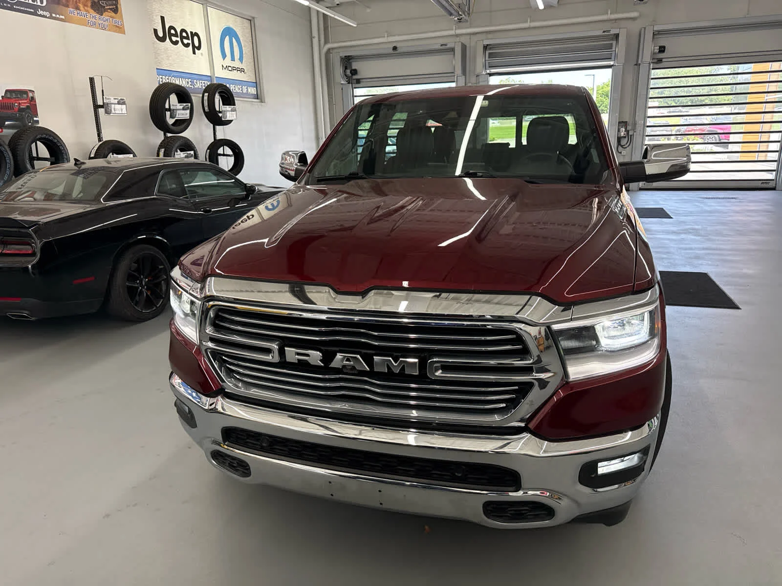 Used 2024 Delmonico Red Pearlcoat Ram Laramie image 2