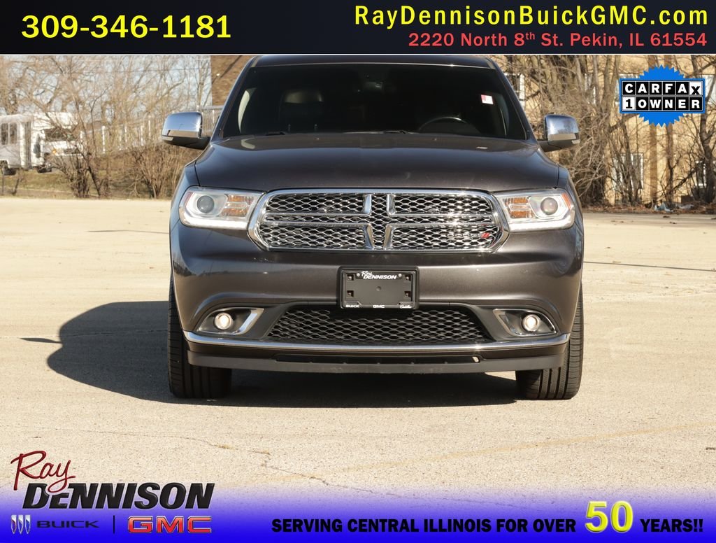 Used 2017 Dodge Durango Citadel with VIN 1C4RDJEG1HC681593 for sale in Pekin, IL