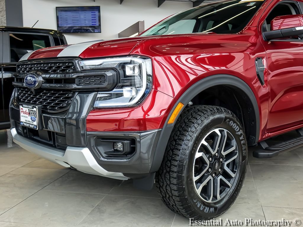 Certified Used 2025 Ruby Red Metallic Ford Lariat image 4