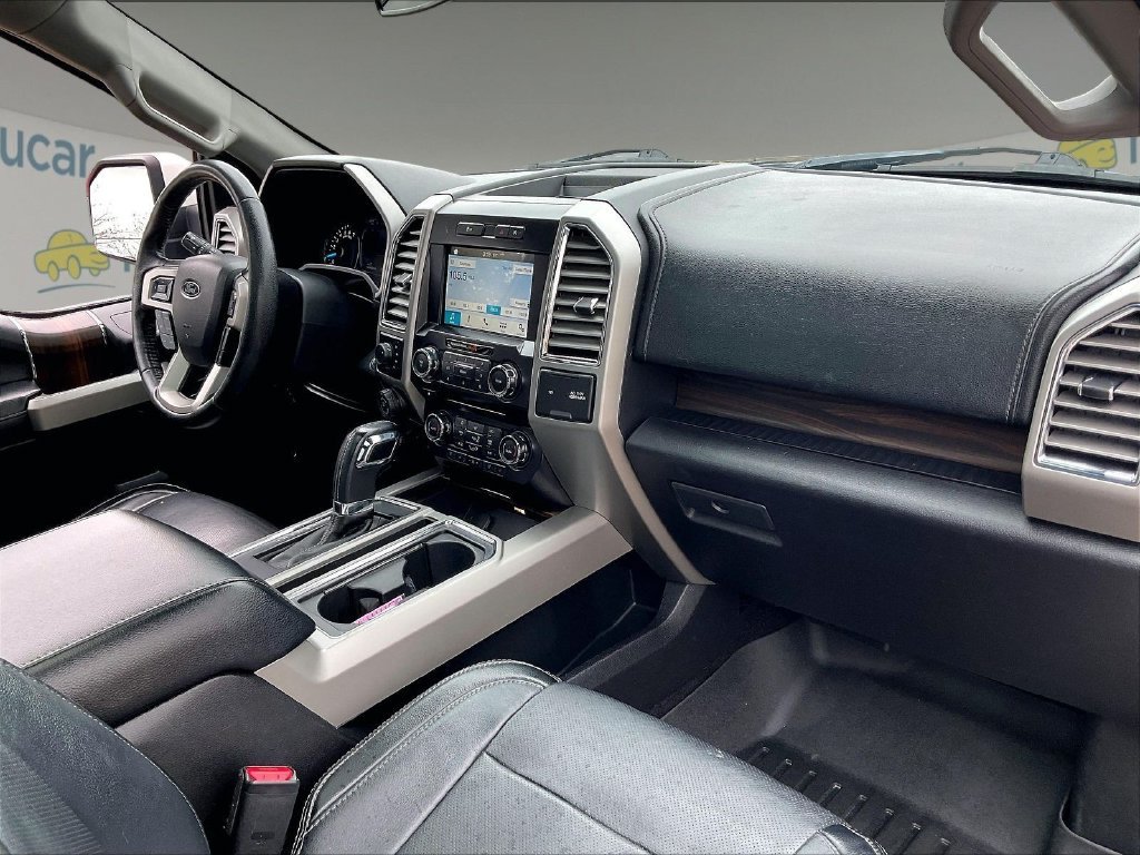 Used 2016 White Platinum Clearcoat Metallic Ford Lariat image 13