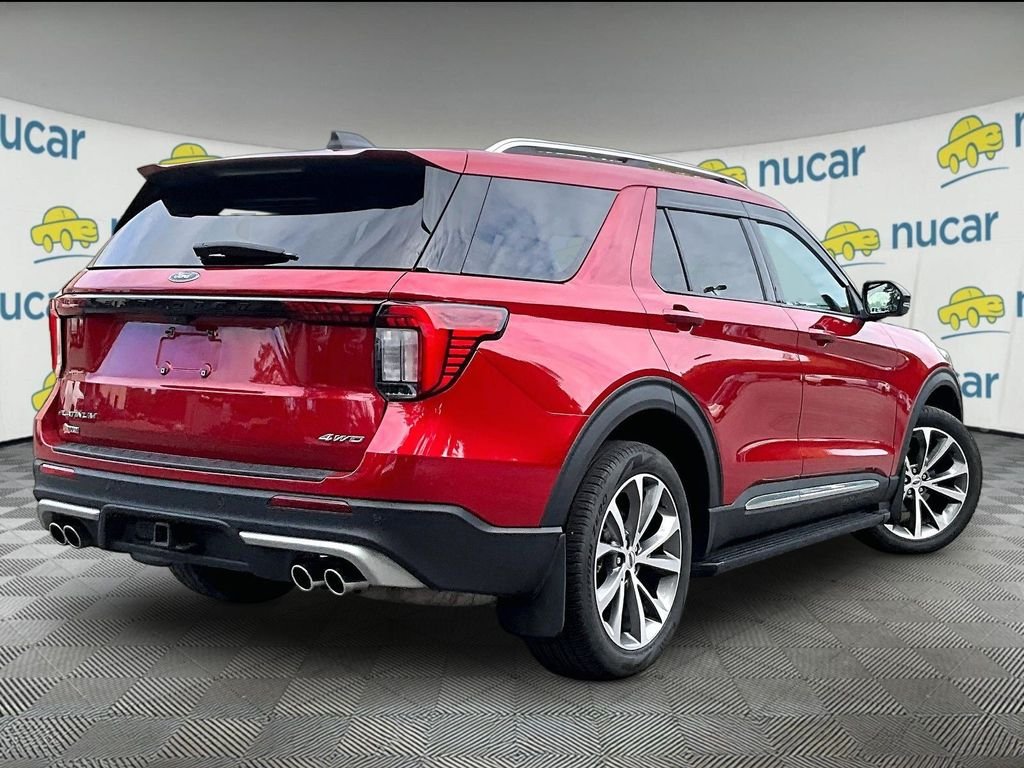 Used 2025 Red Metallic Ford Platinum image 6