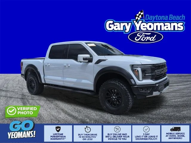 Certified Used 2025 White Ford Raptor image 1