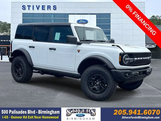 New 2026 White Ford Badlands image 1