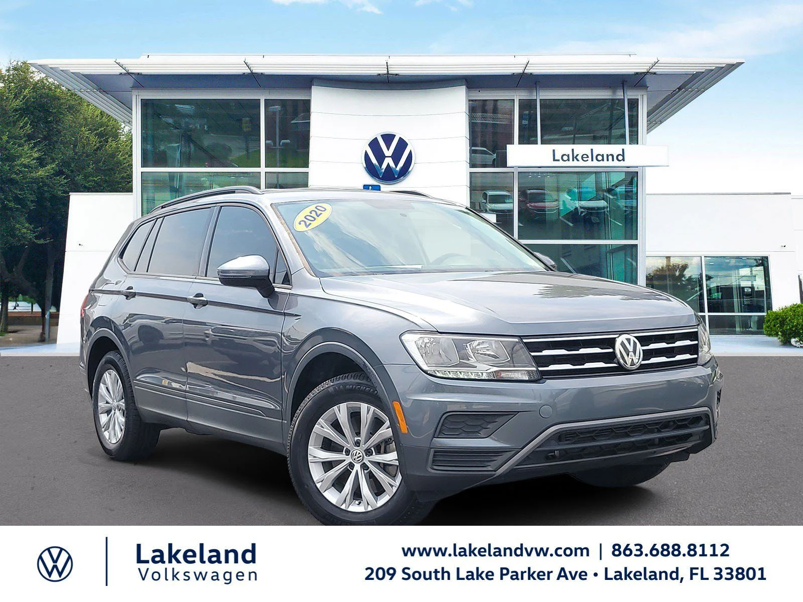Used 2020 Gray Volkswagen 2.0T S image 1