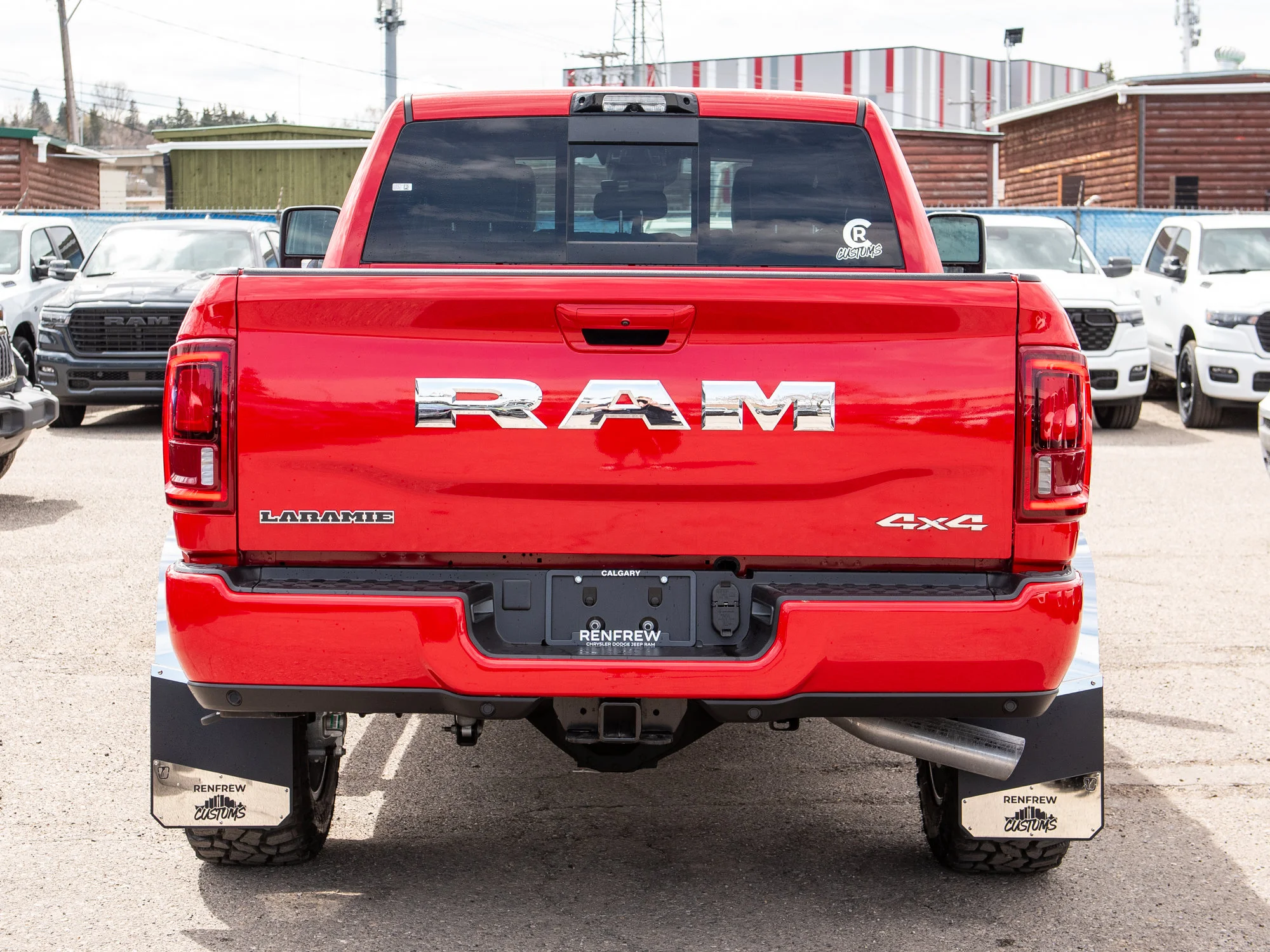 Used 2026 Red RAM Laramie*, 2 Inch Lift, 20 Inch Chrome Wheels, 35 Inch Tires, Trigger Industries MudFlaps image 10
