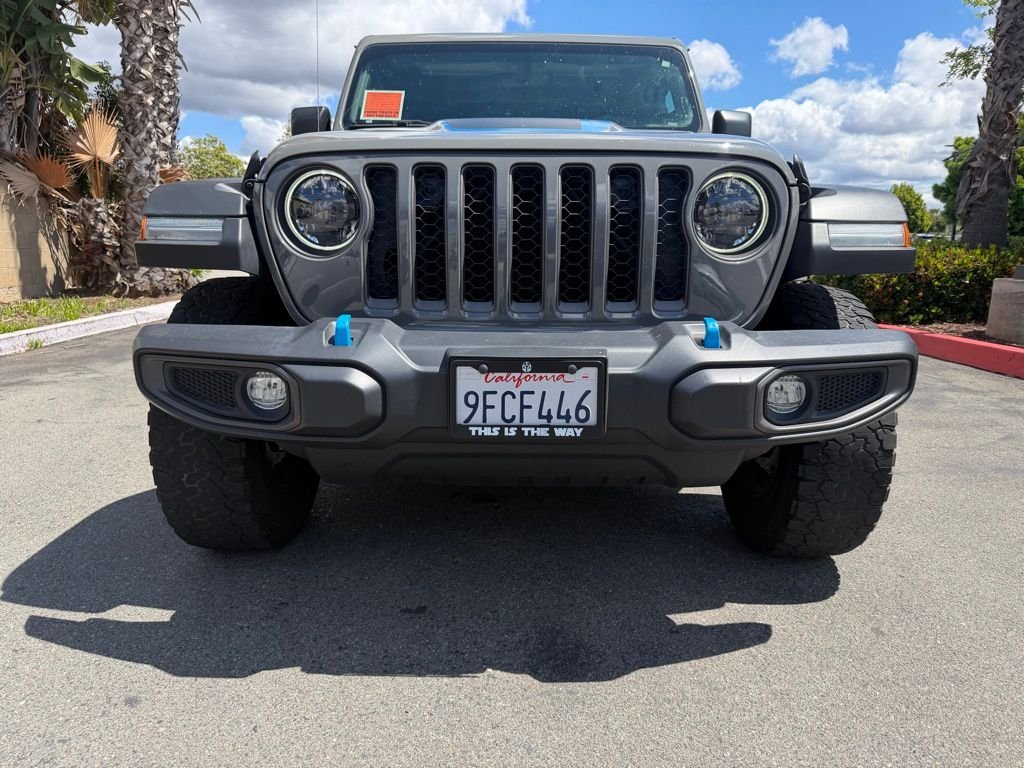 Used 2023 Gray Jeep Rubicon 4xe image 3