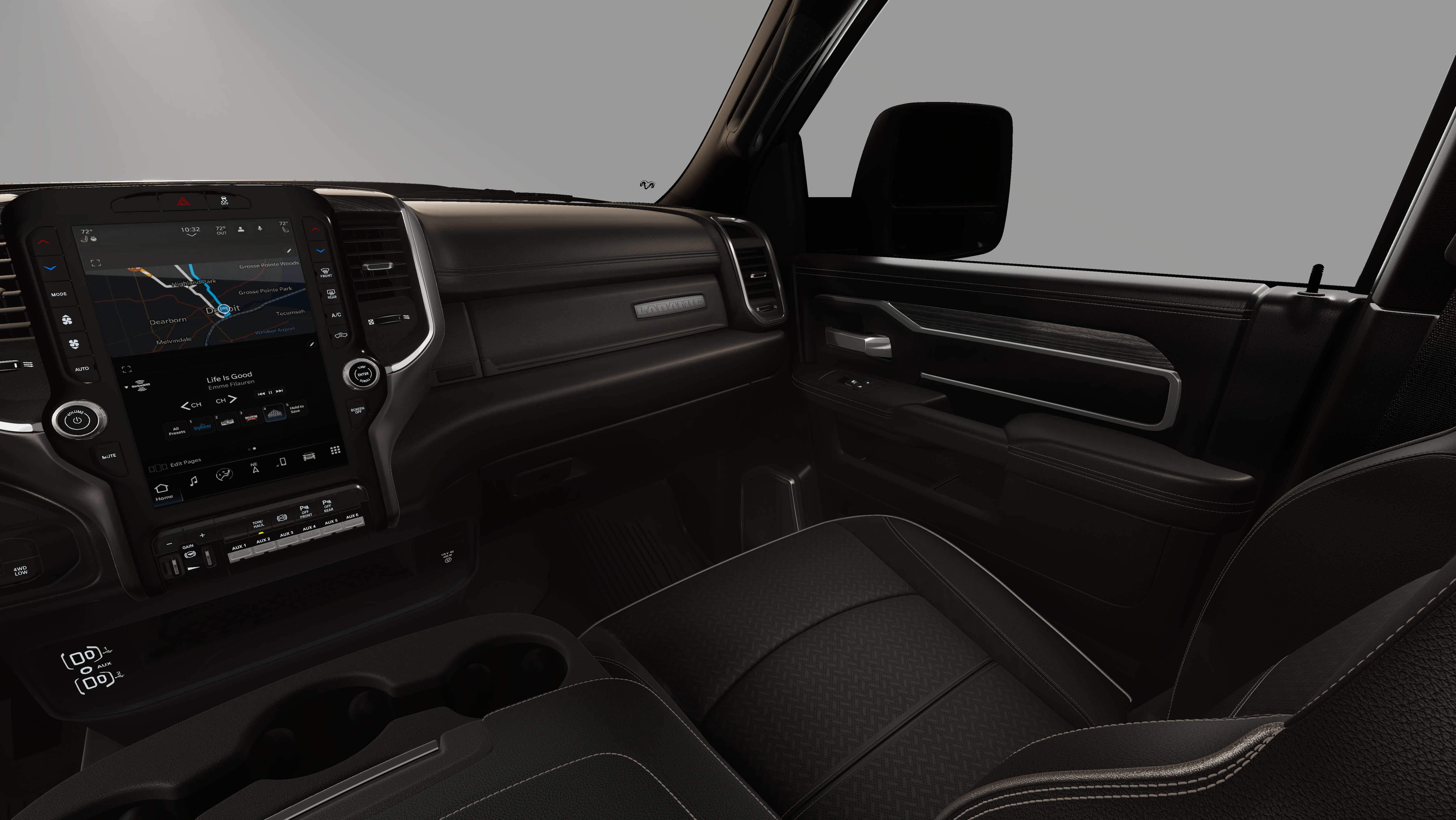 New 2026 Ceramic Gray Clear-Coat Exterior Paint RAM LARAMIE image 33
