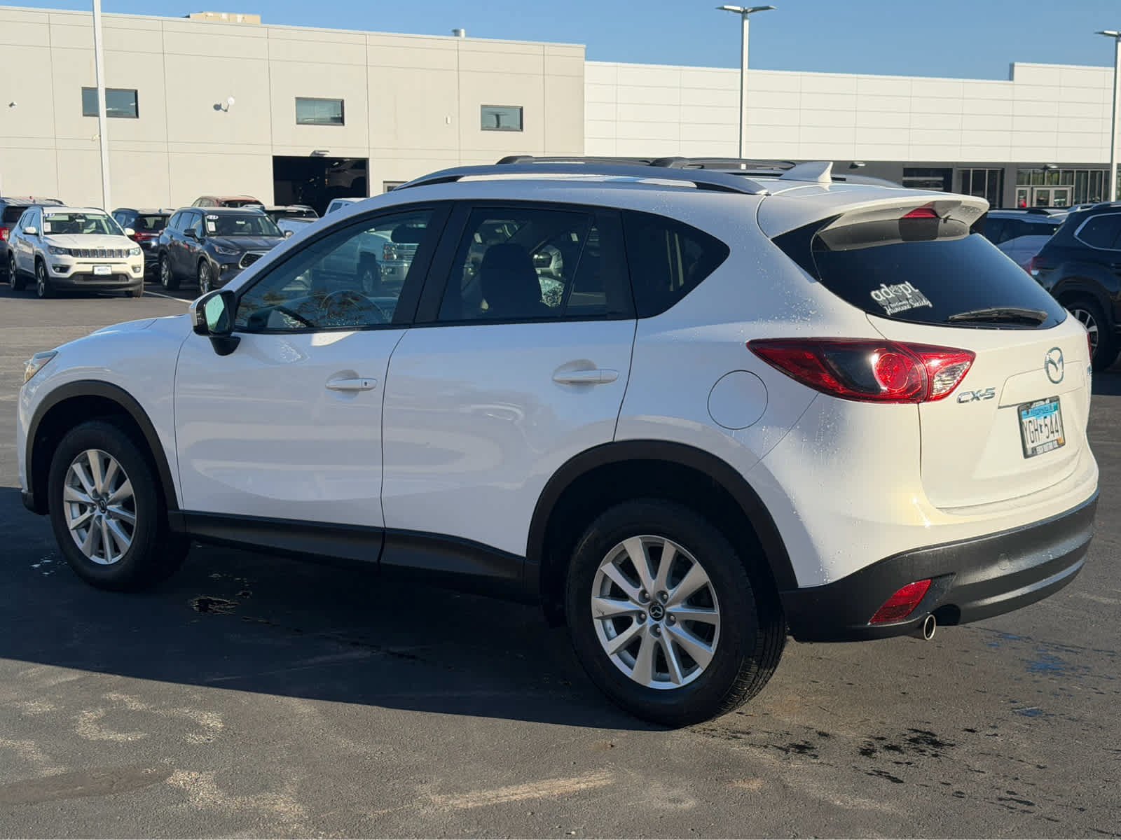 Used 2014 Crystal White Pearl Mica Mazda Touring image 2