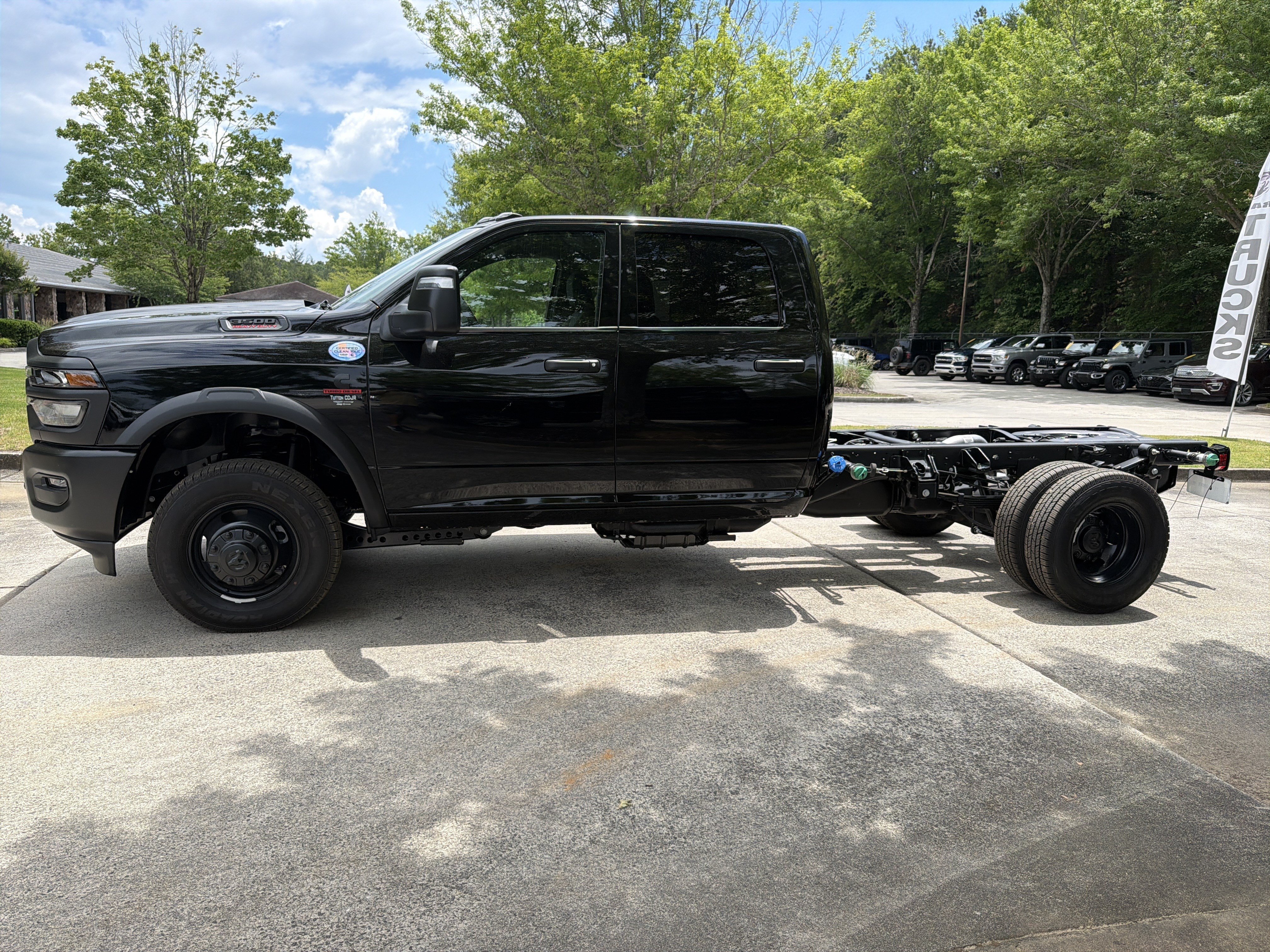 New 2026 Diamond Black Crystal Pearlcoat RAM Tradesman image 4