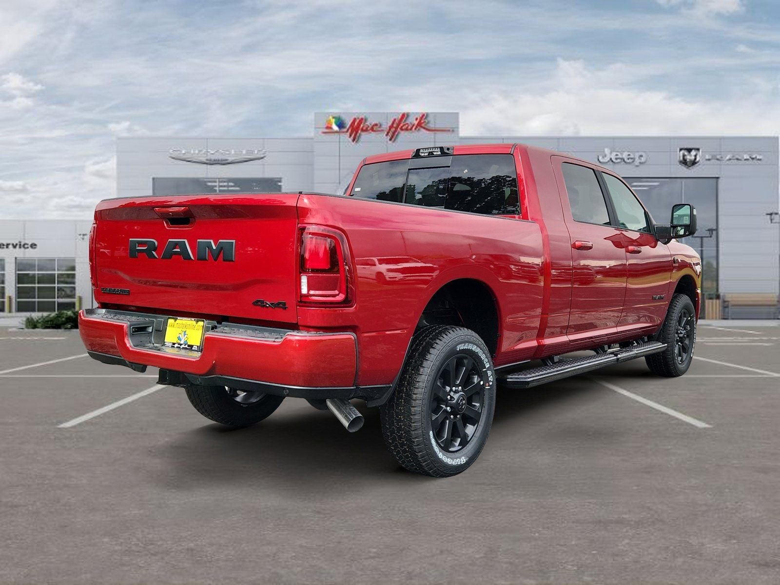 New 2026 Molten Red Pearl-Coat Exterior Paint RAM Laramie image 5