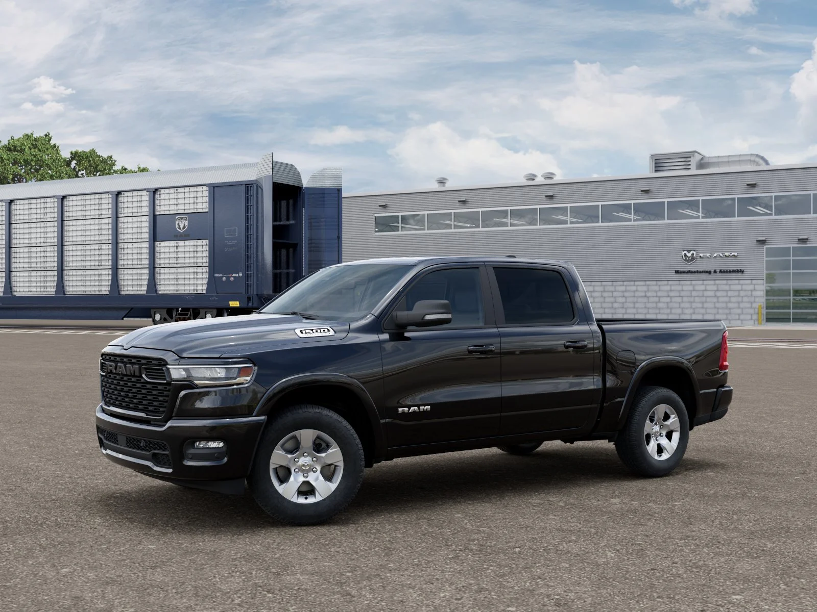 New 2026 Diamond Black Crystal Pearlcoat RAM Big Horn/Lone Star image 1