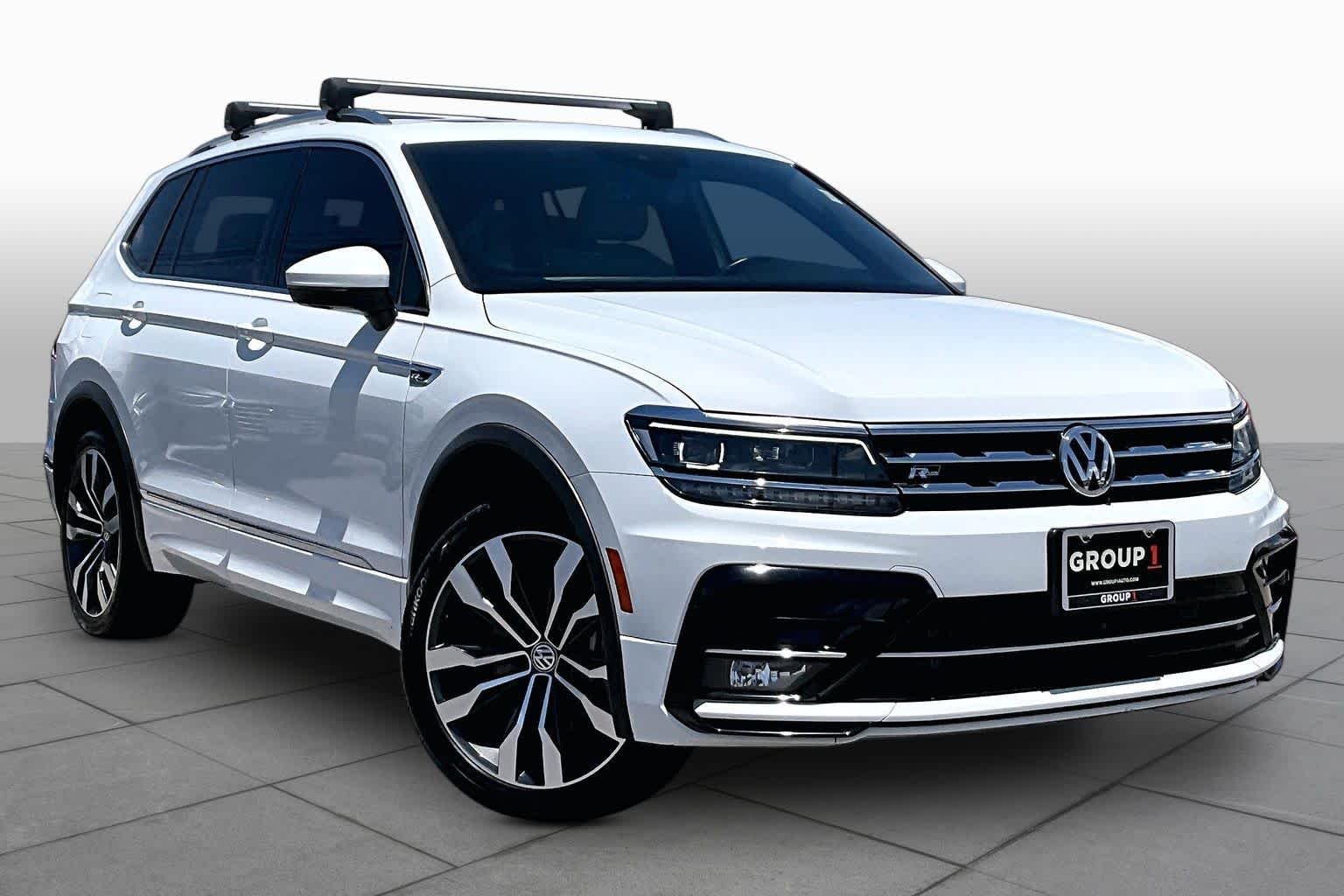 Used 2021 Pure White Volkswagen SEL Premium R-Line image 3