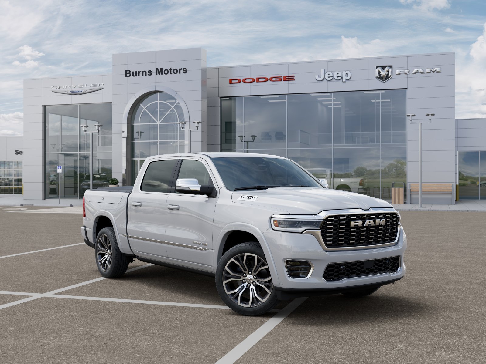New 2026 Ivory White Tri-Coat Pearl-Coat Exterior Paint RAM Tungsten image 31