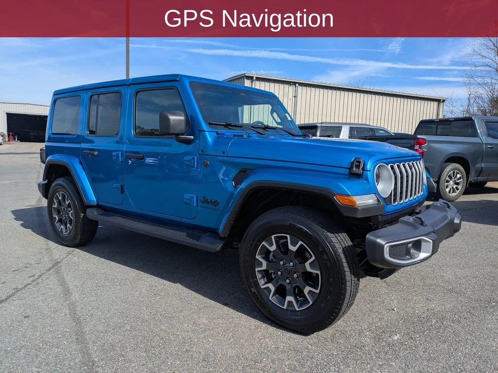 New 2026 Hydro Blue Pearl-Coat Exterior Paint Jeep Sahara image 3
